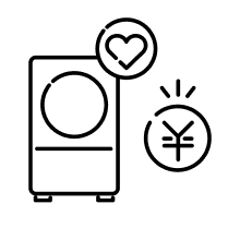 家電を修理する人のイラスト